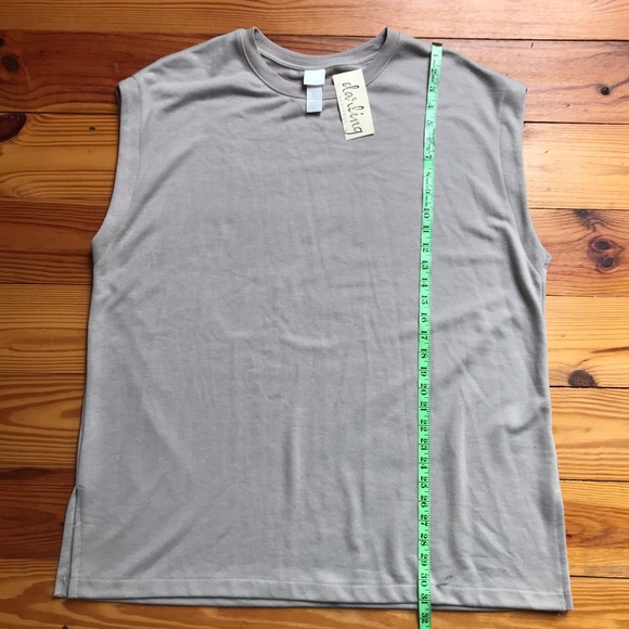 H&M Basics Taupe Tan Boxy Vest, EUC, L/XL - Picture 4 of 8